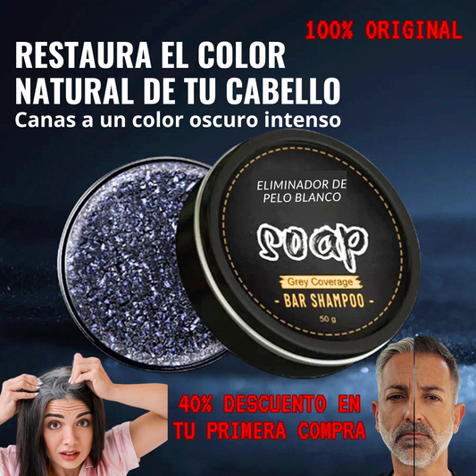 Soap Cover Hair®  Jabón cubre canas
